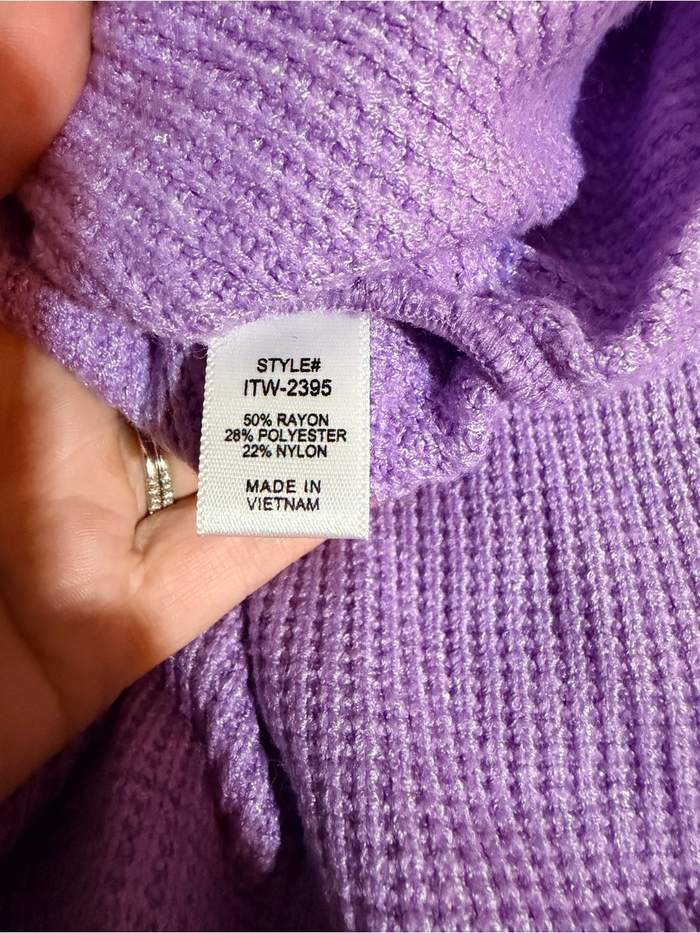 Zenana Women’s Wide-Leg Lounge Pants & Top Set - Lavender - Picture 5 of 8